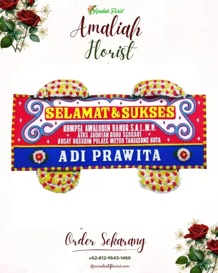 Papan Bunga Ucapan Selamat Maro Sebo Ulu