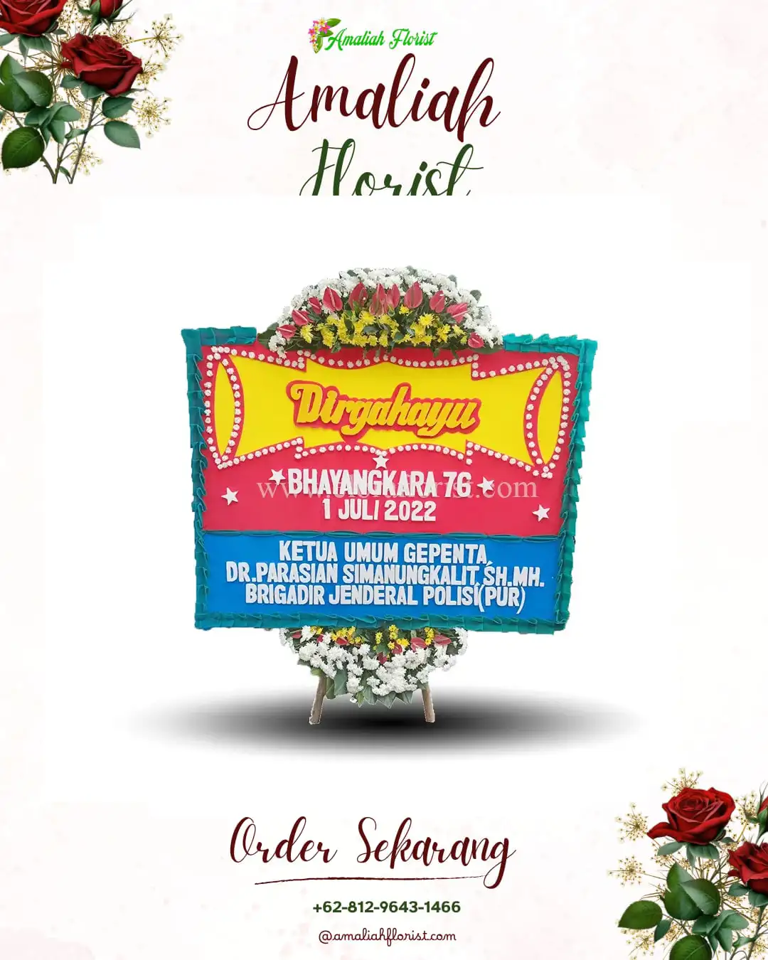 Papan Bunga HUT Ulang Tahun Maro Sebo Ulu